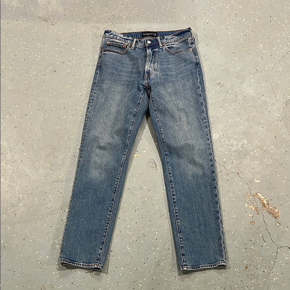Abercrombie & Fitch Vintage Stretch Straight Jeans